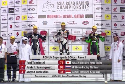 Seri 5, Sirkuit Losail Qatar Asia Road Race Championship 2015 Kemenangan Dramatis Yudhistira di ARRC Qatar